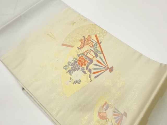 JAPANESE NAGOYA OBI / WOVEN CLASSICAL PATTERN